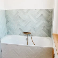 Robinet De Baignoire|Essebagno Mitigeur bain-douche thermostatique or brossé Luisa