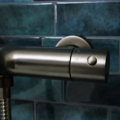 Essebagno Mitigeur bain-douche thermostatique gun métal Luisa