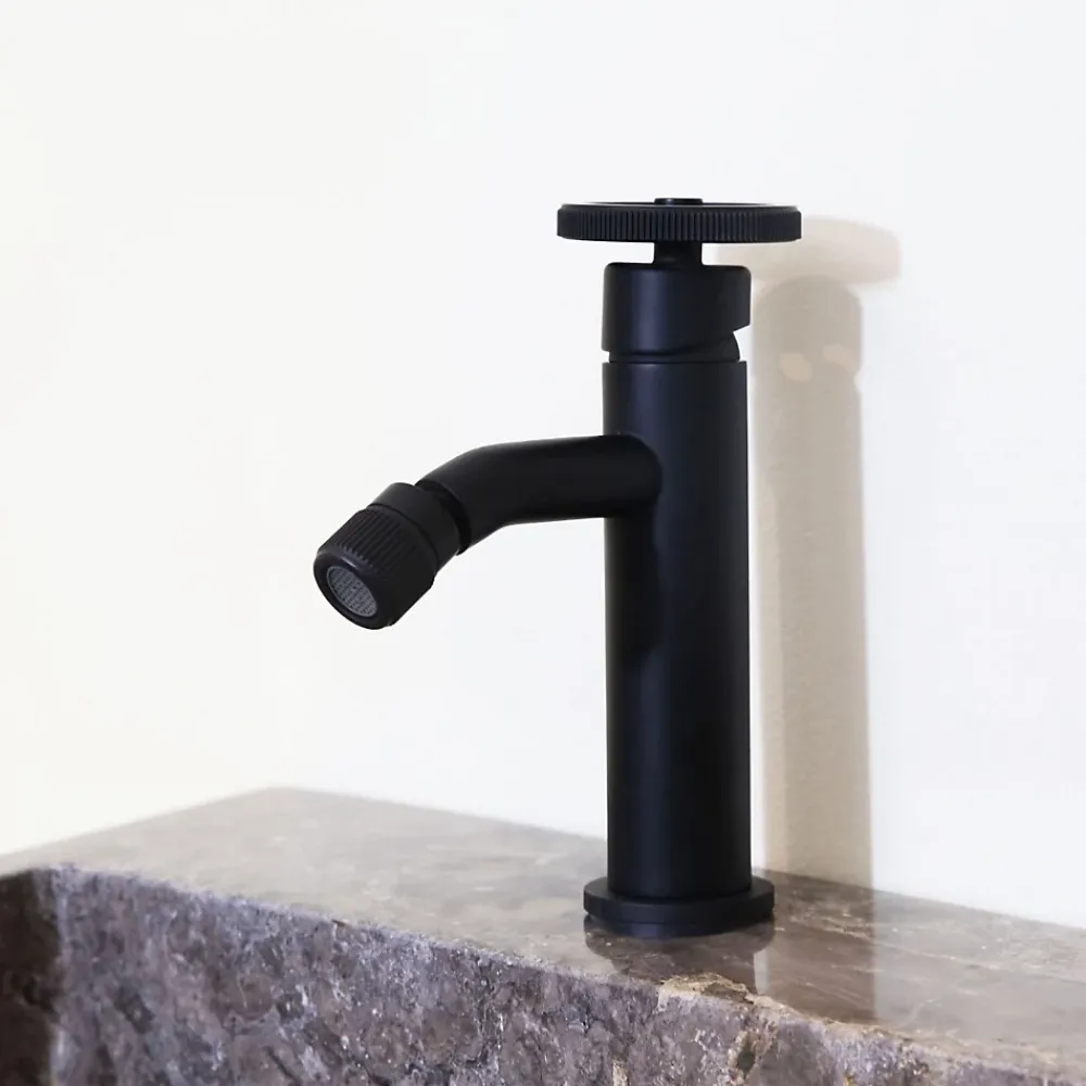 Robinet De Bidet|Essebagno Mitigeur bidet noir Indus