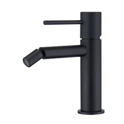 Imex Products Mitigeur bidet noir mat en laiton et zamac avec cartouche ceramique et flexibles