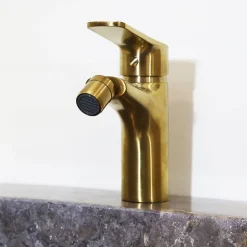 Robinet De Bidet|Essebagno Mitigeur bidet or brossé Full