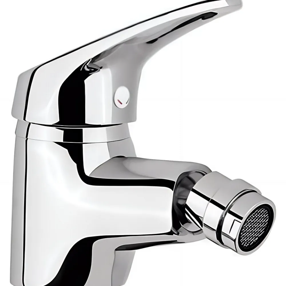 Robinet De Bidet|Sanindusa Mitigeur bidet Cetus Basic chromé livré avec 2 flexibles