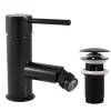 Robinet De Bidet|Rav Mitigeur bidet SEINA avec bonde en laiton noir