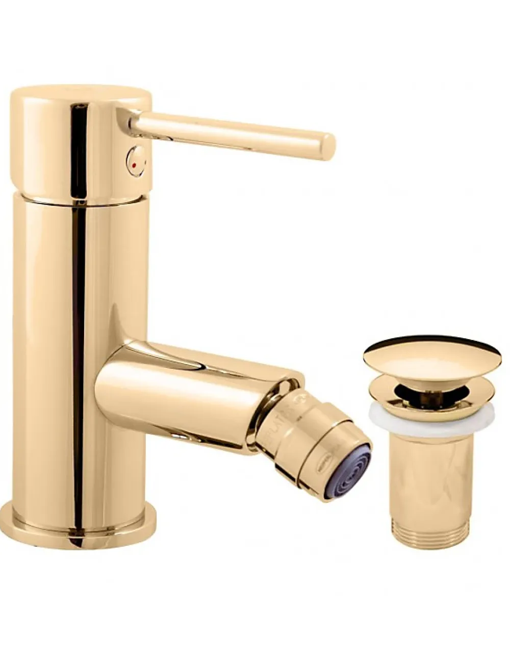 Robinet De Bidet|Rav Mitigeur bidet SEINA avec bonde en laiton noir