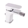 Rav Mitigeur bidet YUKON laiton blanc chromé avec siphon