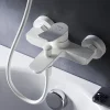 Am.Pm Europe Mitigeur de baignoire mécanique Robinet de baignoire, mitigeur salle de bain Blanc taille M, FXA10033 X-Joy AM.PM