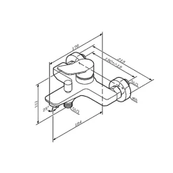 Robinet De Baignoire|Am.Pm Europe Mitigeur de baignoire mécanique Robinet de baignoire, mitigeur salle de bain, Doré, FXA10099 X-Joy AM.PM