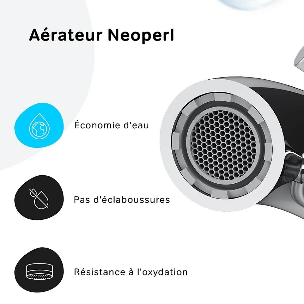 Robinet De Baignoire|Am.Pm Europe Mitigeur de baignoire mécanique Robinet de baignoire, mitigeur salle de bain, Chromé, FPA10000 Spike AM.PM