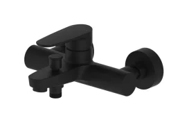 GoodHome Mitigeur de baignoire noir Cavally