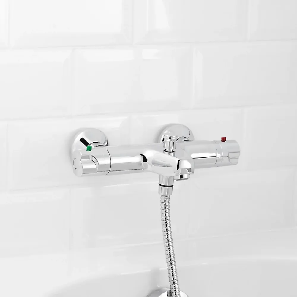 GoodHome Mitigeur de baignoire thermostatique Torba
