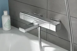 Hansgrohe Mitigeur de baignoire thermostatique chromé Ecostat E
