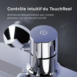 Am.Pm Europe Mitigeur de baignoire TouchReel, Robinet de baignoire, mitigeur salle de bain, Chromé, FXT10500 X-Joy AM.PM