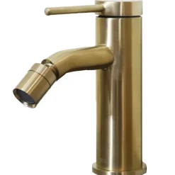 Robinet De Bidet|Essebagno Mitigeur de bidet avec mousseur orientable, doré, Lollipop