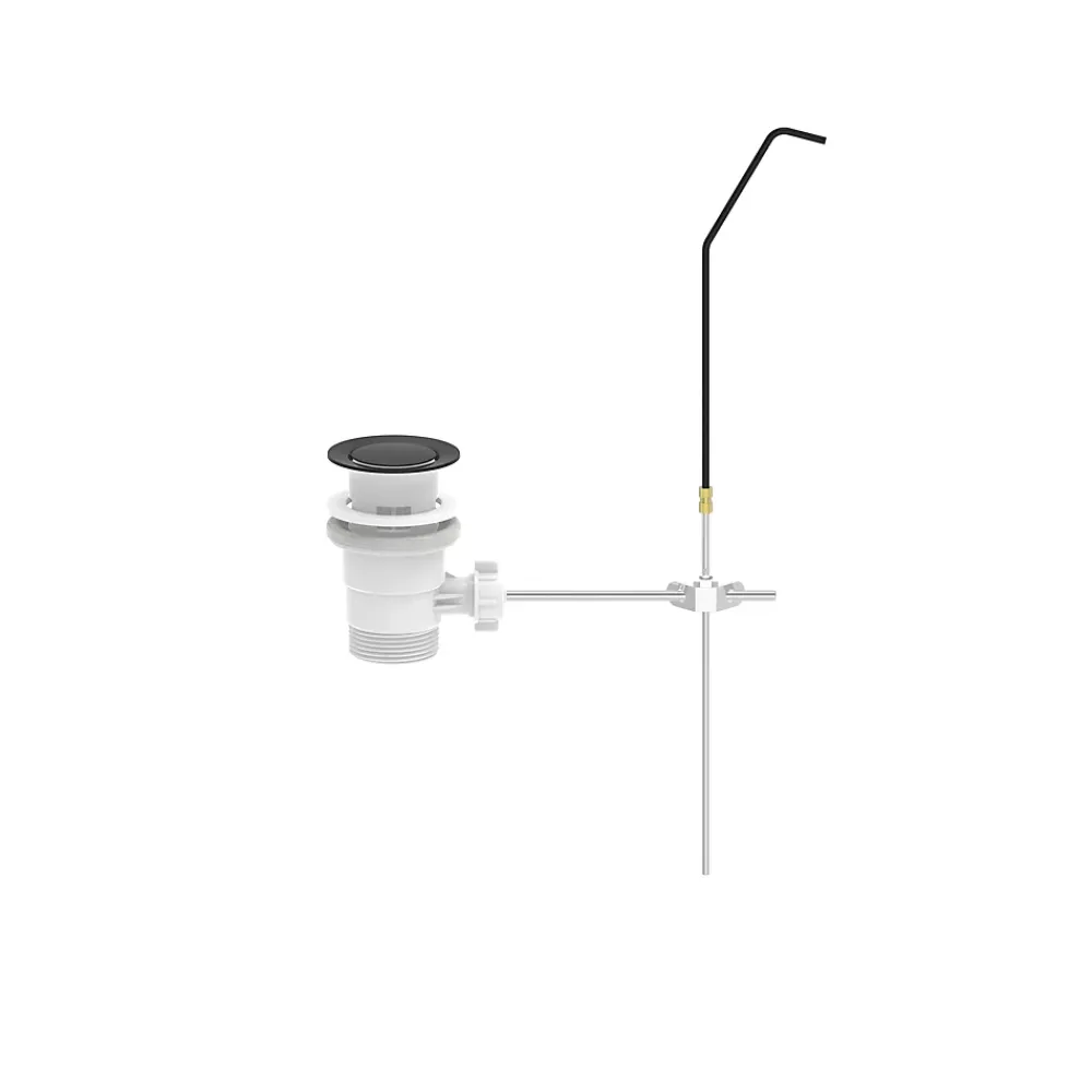Robinet De Bidet|GoodHome Mitigeur de bidet monotrou avec mousseur orientable, noir mat, Owens