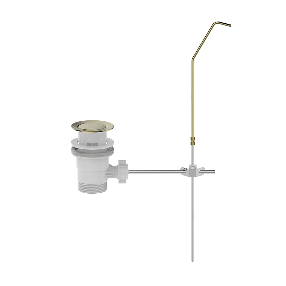 GoodHome Mitigeur de bidet monotrou avec mousseur orientable, doré, Owens