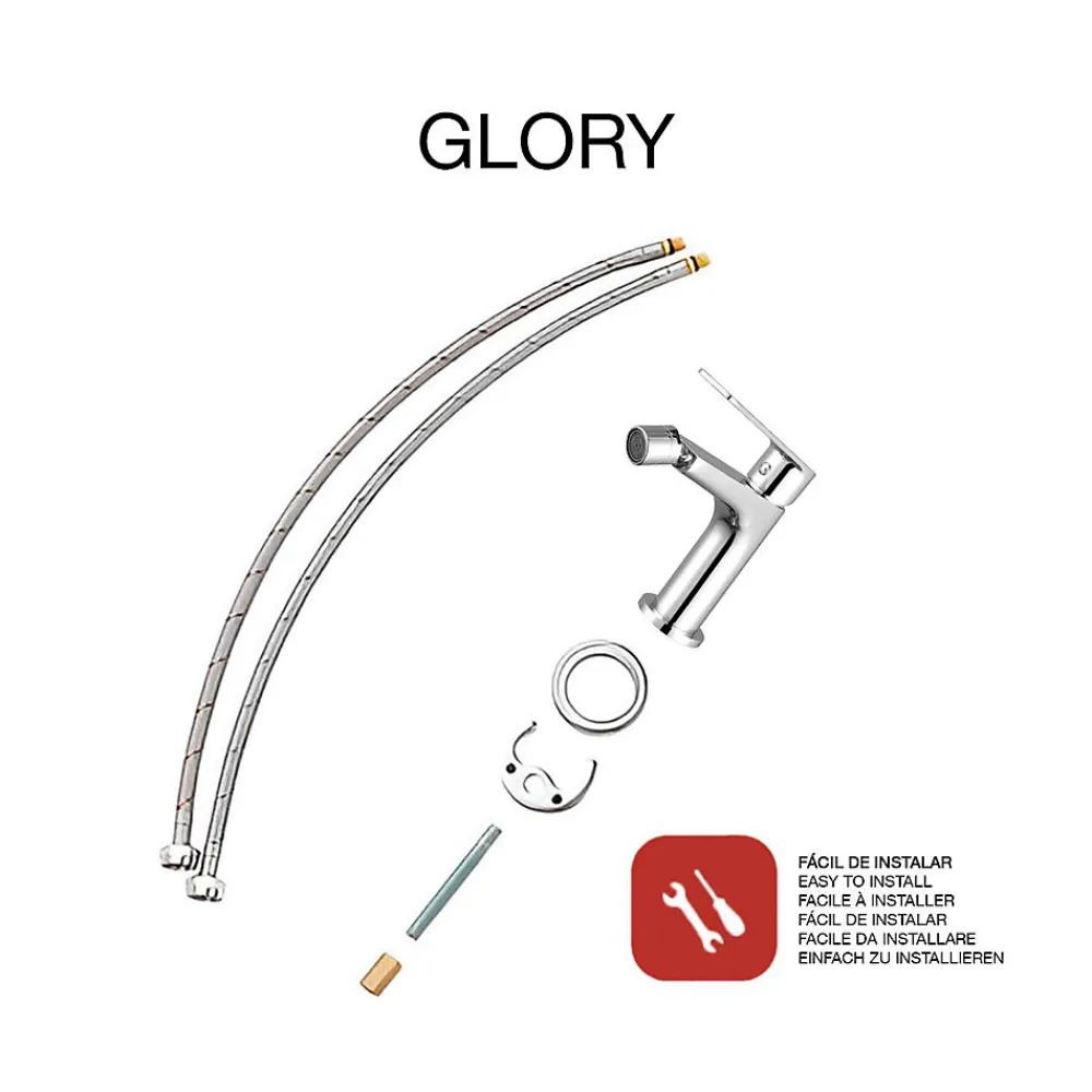 Robinet De Bidet|Poalgi Mitigeur de bidet SKY BATH chromé série GLORY