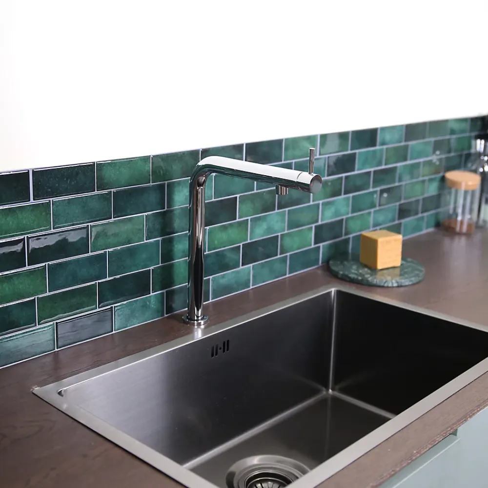 Evier Et Robinet De Buanderie|Essebagno Mitigeur de cuisine argenté avec douchette Magic