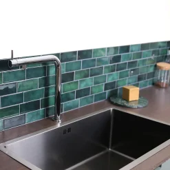 Evier Et Robinet De Buanderie|Essebagno Mitigeur de cuisine argenté avec douchette Magic