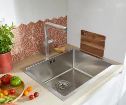 Evier Et Robinet De Buanderie|Hansgrohe Mitigeur de cuisine avec douchette extractible chromé Talis M54 H. 296 cm