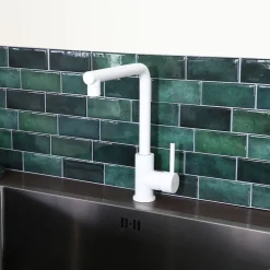 Essebagno Mitigeur de cuisine blanc Pure II