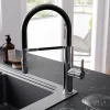 GoodHome Mitigeur de cuisine chromé avec douchette Zatar