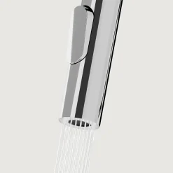 GoodHome Mitigeur de cuisine chromé avec douchette Zatar
