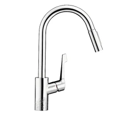 Hansgrohe Mitigeur de cuisine chromé avec douchette Cento XL