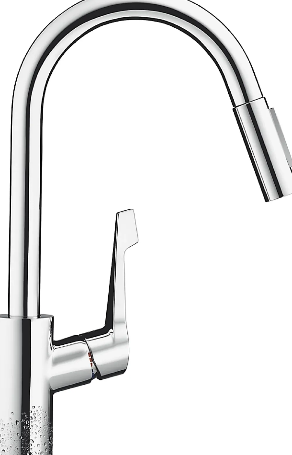 Hansgrohe Mitigeur de cuisine chromé avec douchette Cento XL