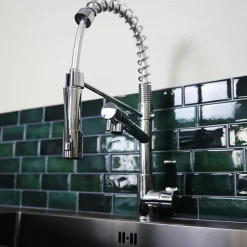 Evier Et Robinet De Buanderie|Essebagno Mitigeur de cuisine chromé avec douchette Hotto