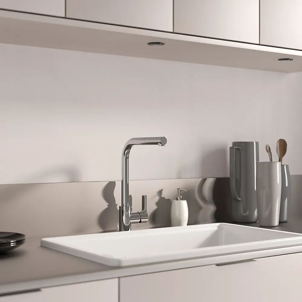 Kramer Mitigeur de cuisine chromé avec douchette Groupe Nook