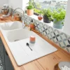 GoodHome Mitigeur de cuisine chromé avec douchette Zanthe