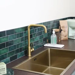 Essebagno Mitigeur de cuisine doré Baltic