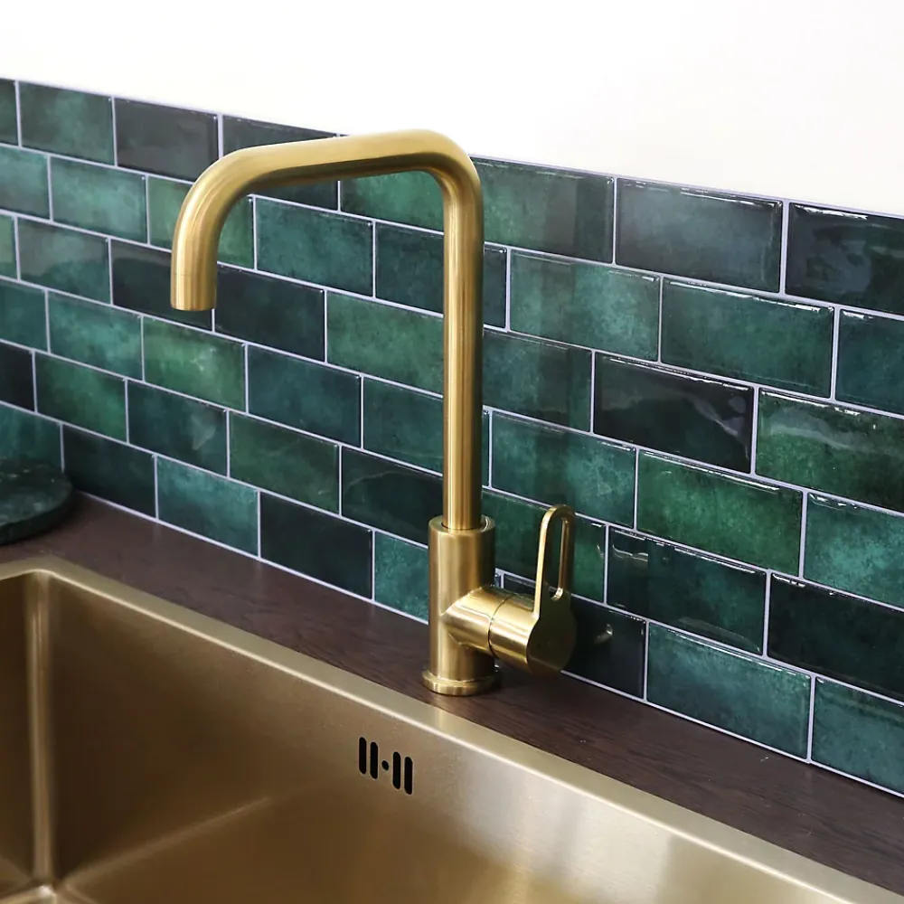 Essebagno Mitigeur de cuisine doré Baltic