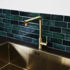 Evier Et Robinet De Buanderie|Essebagno Mitigeur de cuisine doré Pure II