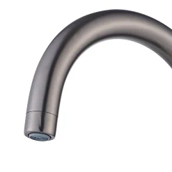 Evier Et Robinet De Buanderie|GoodHome Mitigeur de cuisine effet titane brossé Zanthe