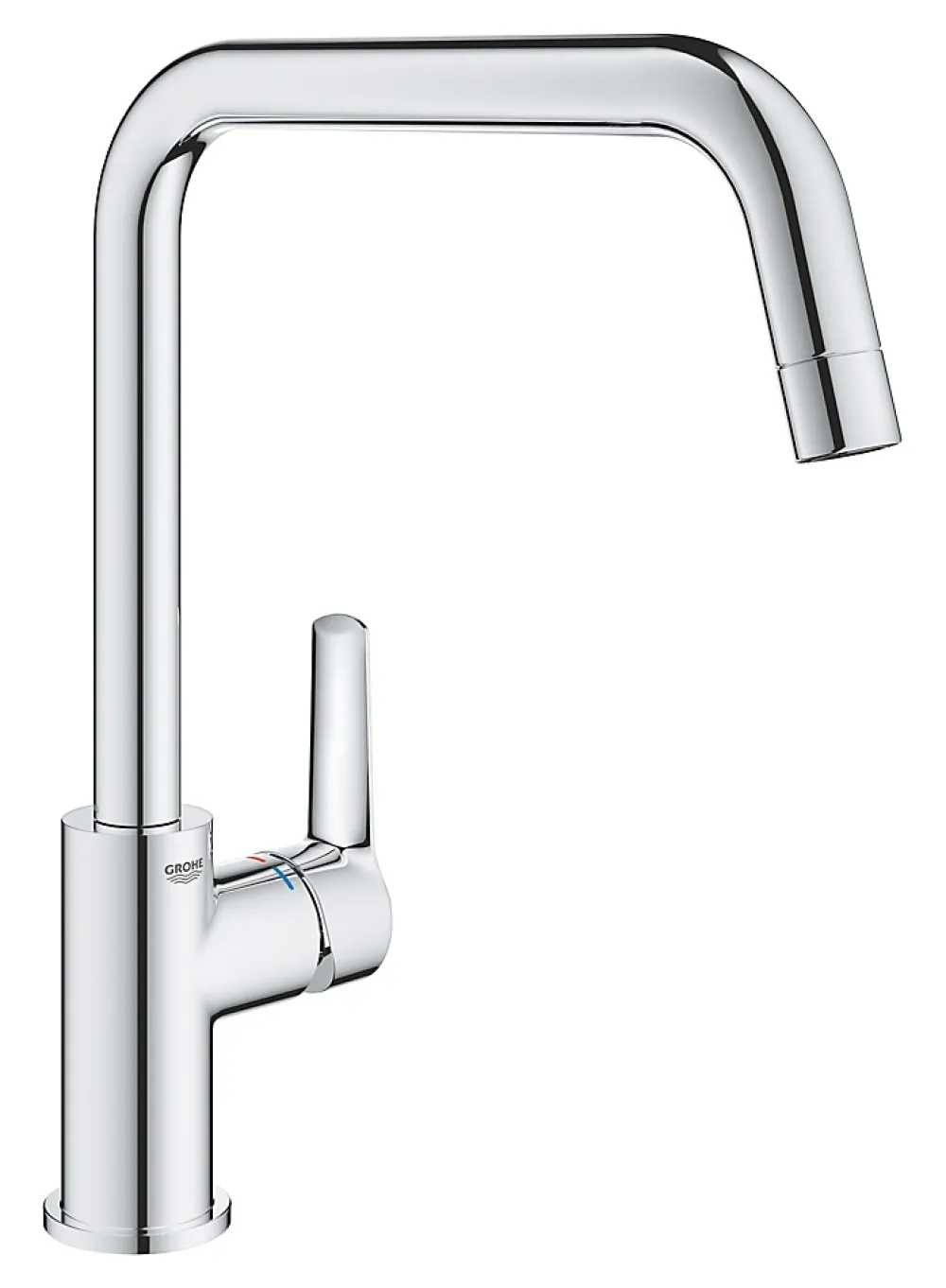 Evier Et Robinet De Buanderie|Grohe Mitigeur de cuisine Start Bec U chromé