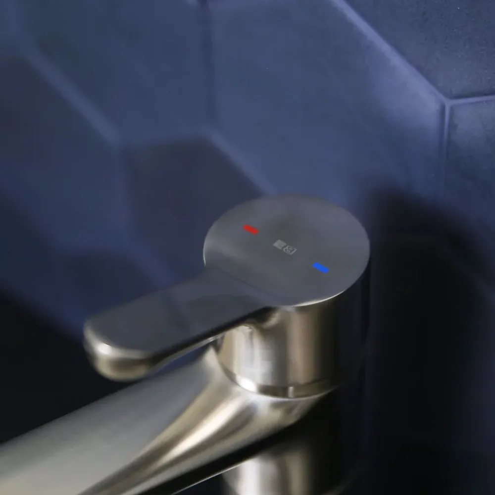 Essebagno Mitigeur de cuisine inox Sool
