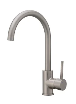 Cooke & Lewis Mitigeur de cuisine nickel brossé, GoodHome Katiki