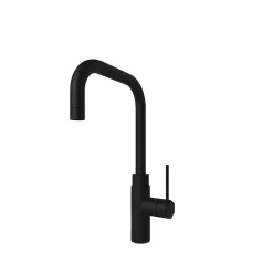GoodHome Mitigeur de cuisine noir Argania