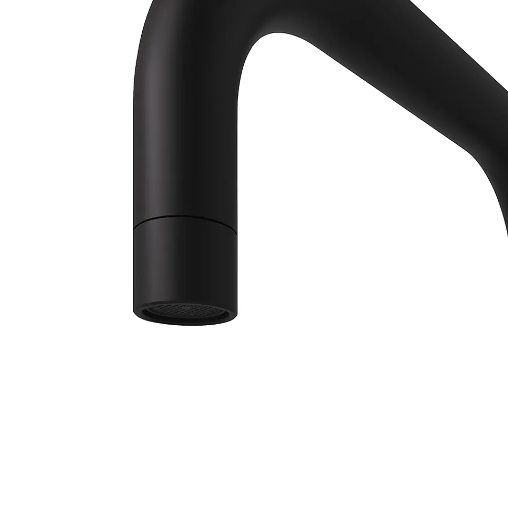 GoodHome Mitigeur de cuisine noir Argania