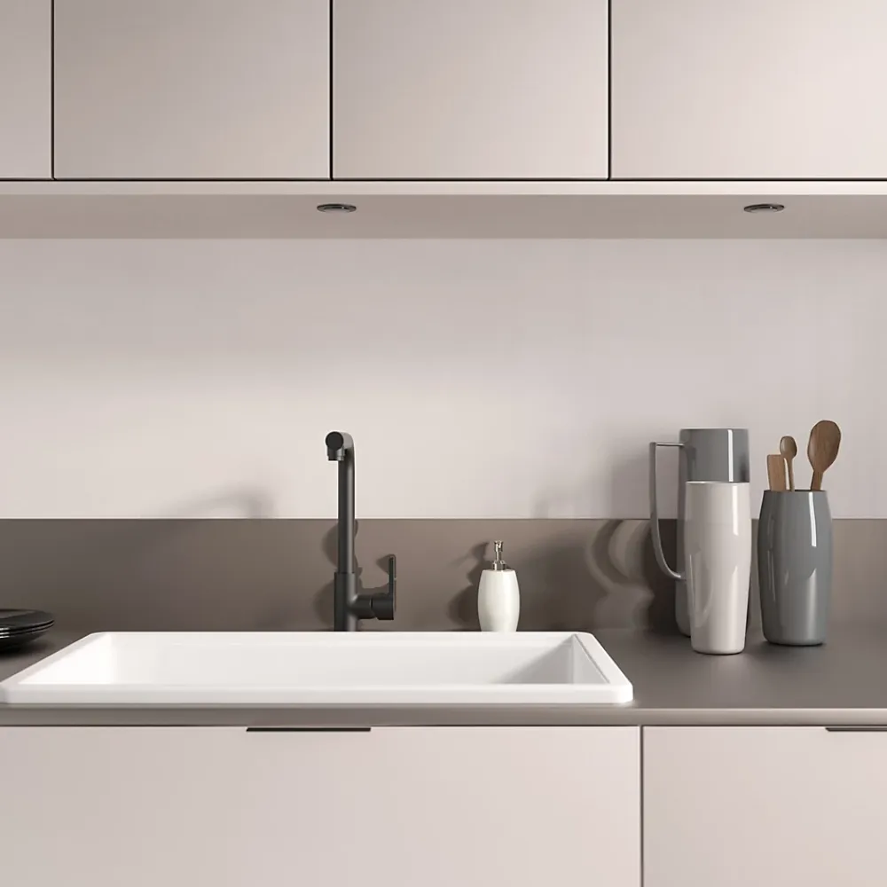 Evier Et Robinet De Buanderie|Kramer Mitigeur de cuisine noir mat Groupe Nook