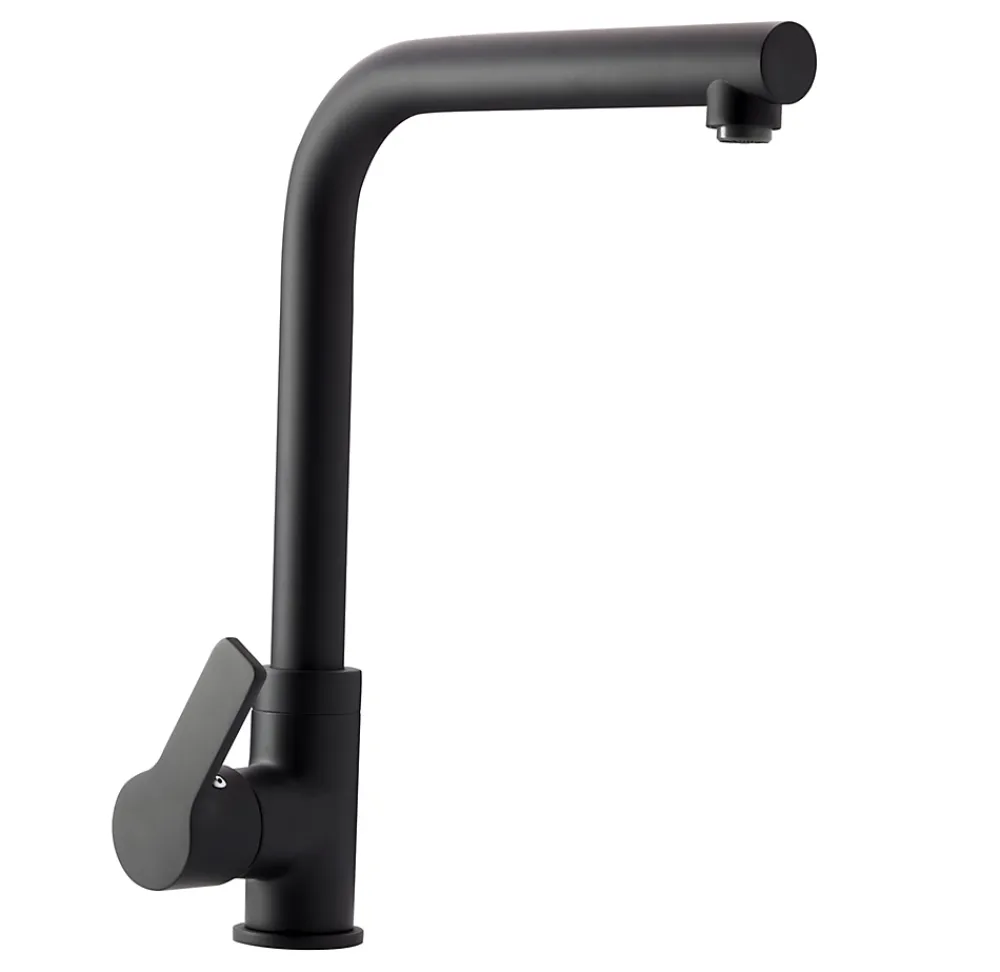 Evier Et Robinet De Buanderie|Kramer Mitigeur de cuisine noir mat Groupe Nook