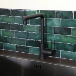 Essebagno Mitigeur de cuisine noir Pure II