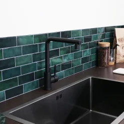 Essebagno Mitigeur de cuisine noir Pure II