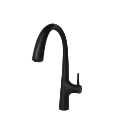 Evier Et Robinet De Buanderie|GoodHome Mitigeur de cuisine noir Edulis