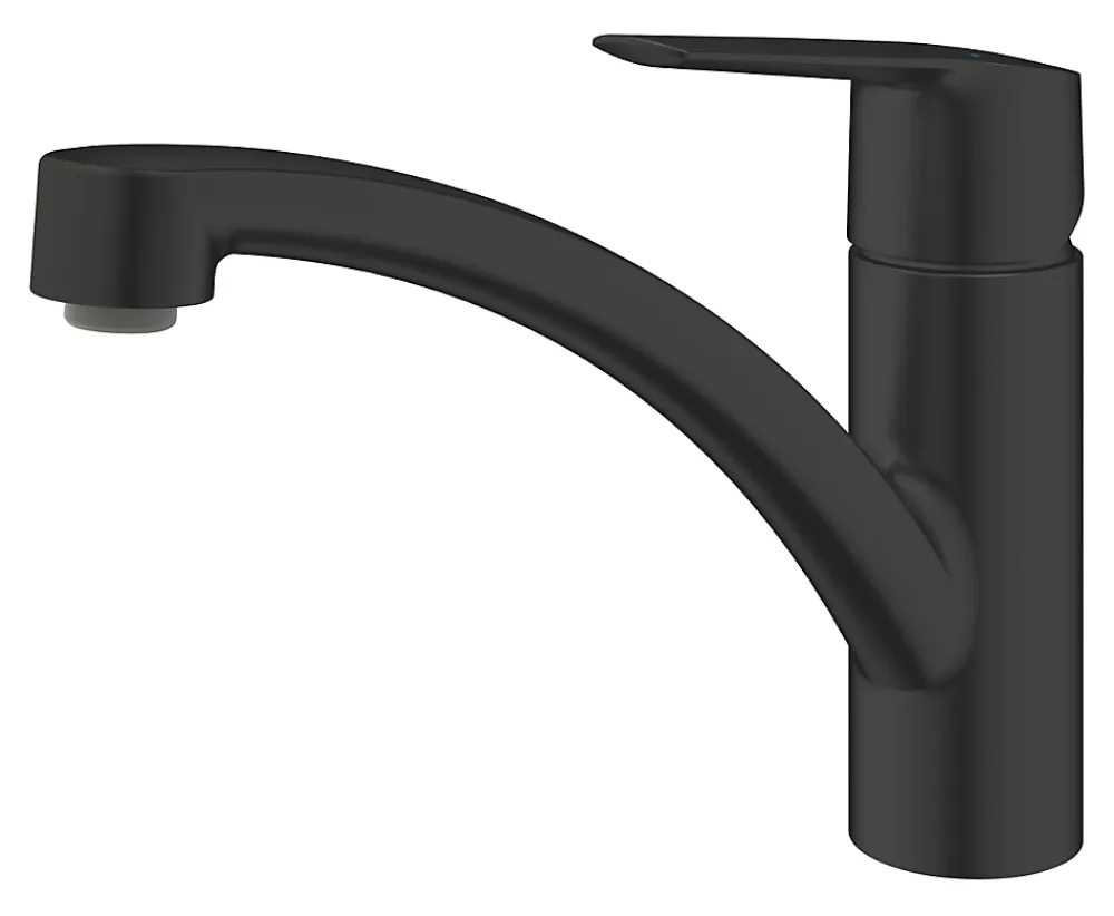 Evier Et Robinet De Buanderie|Grohe Mitigeur de cuisine noir Start