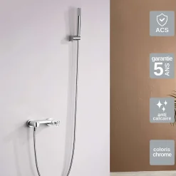 Imex Products Mitigeur de Douche anti-calcaire Chrome IMEX OLIMPO BDC033-5