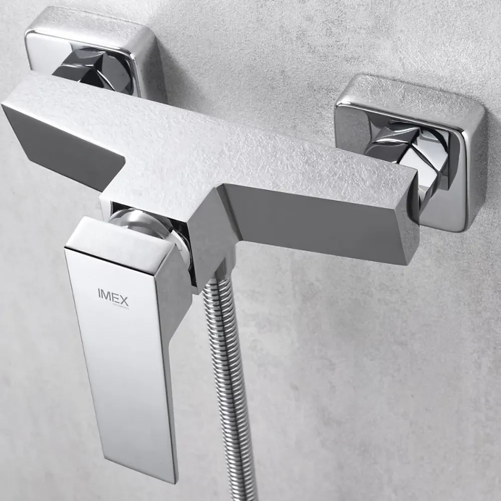 Colonne De Douche Mécanique|Imex Mitigeur de Douche anti-calcaire Chrome ART BDAR025-5