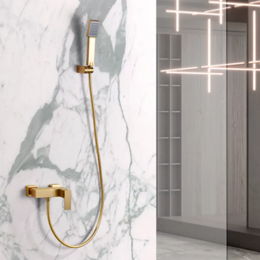 Imex Mitigeur de Douche anti-calcaire Or Brossé PISA BDP048-5OC