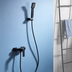 Colonne De Douche Mécanique|Imex Mitigeur de Douche anti-calcaire Noir Mat ART BDAR025-5NG